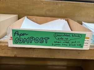 paper compost bin